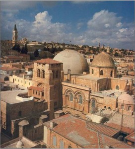 The church of the Holy Sepulchre, Jerusalem